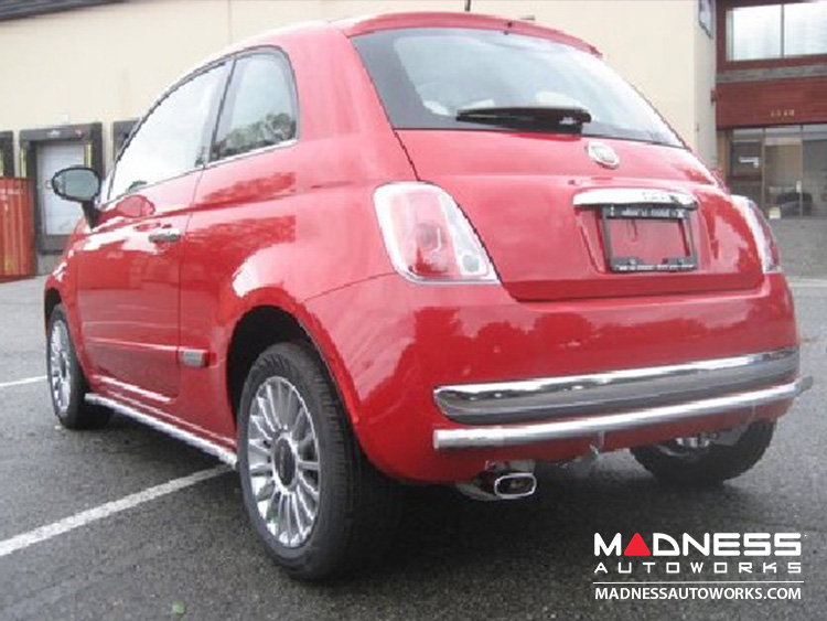 FIAT 500 Rear Bumper Bar Polished Stainless Steel Finish Easy/ Pop